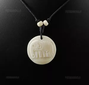 Collar Étnico Colgante Tibetano Elefante Manualidades Hecho Mano S8B - Imagen 1 de 1