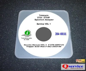 Tektronix TEK 2754 MANUAL DE SERVICIO COMPLETO VOLUMEN 1 CD - Imagen 1 de 1