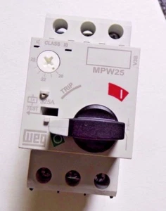 WEG 45mm Rotary Knob Manual Motor Starter, No Enclosure, 20 to 25 Amps AC (K) - Picture 1 of 4