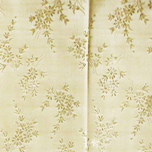 5 Yards x 45" Wide Golden Yellow Poly Fabric with Brocade Pattern & Lovely Drape - Picture 1 of 5