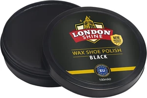 Premium Black Wax Shoe Polish – 100 ml (3.38 oz) High-Gloss Shine for Leather Sh - Picture 1 of 12