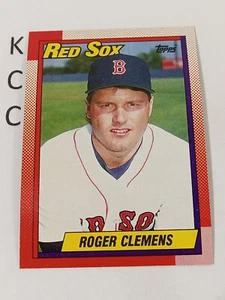 1990 Topps Baseball #245 Roger Clemens Boston Red Sox - Picture 1 of 2