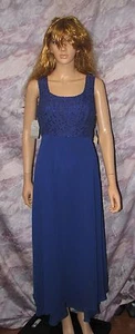 CDC Evening Caren Desiree SZ8 Full Length Purple Beaded Evening Gown NWT,Lined - Picture 1 of 4