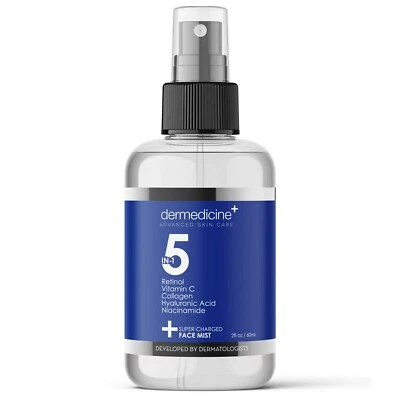 5 in 1 Super Charged Anti-Aging Face Mist w/Retinol, Vitamin C, Collagen, Hya... - Image 1 of 4