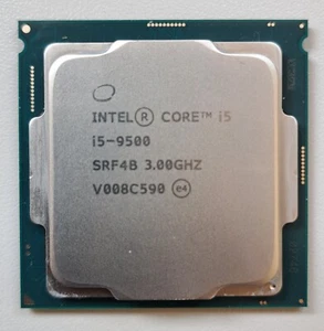 INTEL CORE i5-9500 3.00GHz SRF4H 6 CORE PROCESSORE CPU SOCKET 1151/H4/LGA1151 - Photo 1/2