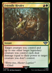 *MtG: 4x Friendly Rivalry - Lord of the Rings: Tales of Middle-Earth UC* - Bild 1 von 1