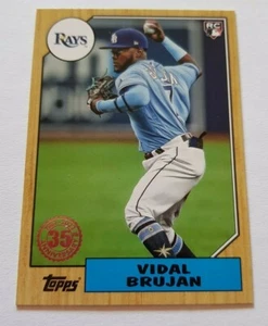 Topps 2022 Series 1 - Vidal Brujan - Tampa Bay Rays - 35th Anniversary Card - RC - Bild 1 von 2