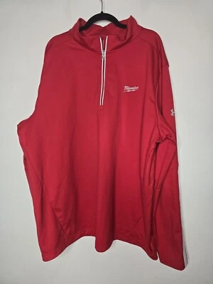 Under Armour 1/4 Zip Milwaukee Tool Pullover Loose 4XL - Image 1 of 4