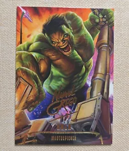 2024 Skybox Marvel Masterpiecs Nahuel Grego Gold Signature Series #84 HULK - Picture 1 of 3
