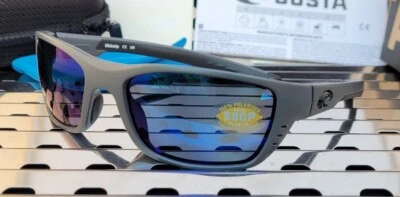 Nuevas Gafas de Sol Costa del Mar WHITETIP WTP 98 Gris Mate con Azul 580p Polarizadas Foto 1 de 4