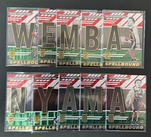 Victor Wembanyama 2023-24 Panini Donruss Elite Spellbound RC Red/Green Set #1-10 - Picture 1 of 3
