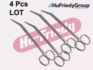 4 Stück Posten Dental Locklin Schere gerade 16 cm 6,25" S12 HU FRIEDY - Bild 1 von 3