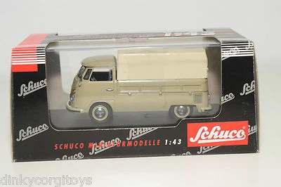 . COCHE PLANO SCHUCO 2591 VW VOLKSWAGEN TRANSPORTER T1 BRONCEADO COMO NUEVO EN CAJA Foto 1 de 4