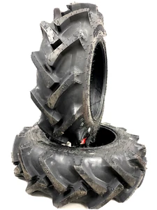2 New 7-14 R1 Lug Tires 💪 6 Ply Tubeless Tractor Tires Heavy Duty 7x14 - Picture 1 of 2