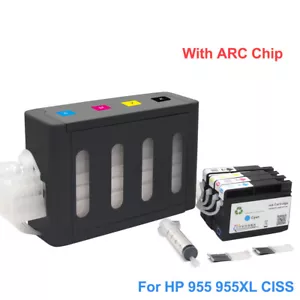 955XL CISS con chips ARC para impresora HP Pro 7740 8730 8740 8735 8715 8720 8725 - Imagen 1 de 4
