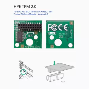HP TPM Trusted Platform Module wersja 2.0 ProLiant Gen9 812119-001 745821-001 - Zdjęcie 1 z 2
