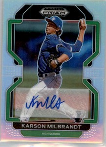 2022 Panini Prizm Draft Picks Baseball SILVER Autograph Cards Pick From List