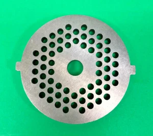 #12 x 5/32" BURGER GRIND holes Meat Grinder disc plate WITH TWO TABS - Picture 1 of 2