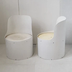 Pair Of Tomotom Space Age Armchairs 1970 Bernard Holdaway Hull Traders 70S - Picture 1 of 9
