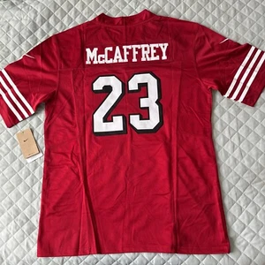 Christian McCaffrey Jersey San Fransisco 49ers Red Large Mens Stitched - Picture 1 of 6
