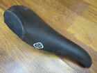 VINTAGE WILDERNESS TRAIL BIKES SST X BLACK PERFORATED LEATHER RACING SADDLE
