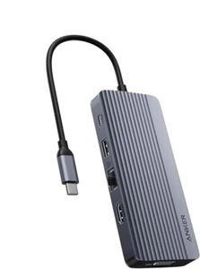 Anker USB C Hub, Dual-Display USB-C Hub (10-in-1), 4K@30Hz HDMI Display, 1080p V - Picture 1 of 7