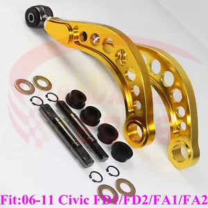 FOR CIVIC 06-11 FA1 FD1 FD2 R18 ADJUSTABLE REAR SUPENSION ADJUSTER CAMBER KIT - Picture 1 of 8