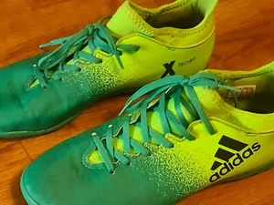 Adidas techfit Gr. 38 2/3 Schuhe Sportschuhe non marking Hallenschuhe Fußball - Bild 1 von 7