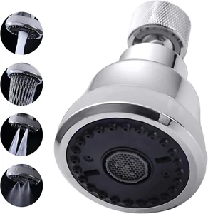4 Spray Modes Faucet Aerator,360 Degree Faucet Sprayer Attachment,Big Angle Fauc - Picture 1 of 10