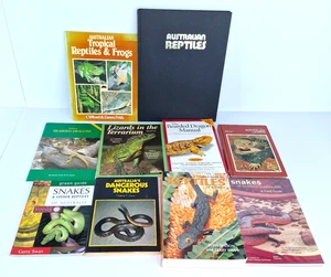 Reptiles Lizards Snakes HUGE BULK BOOK LOT x 10 Books Australian Reptile Guides - Bild 1 von 11