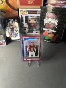 2024 Panini Donruss - Rated Rookie Luke McCaffrey #302 Optic Preview Red Wave... - Bild 1 von 2