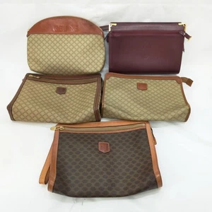 Celine Cartier Clutch 5 set Brown Leather 2754631 - Imagen 1 de 11