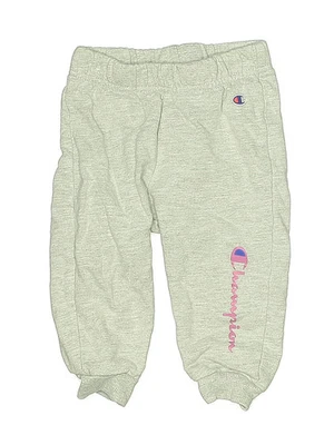 Pantalones informales verdes Champion para niñas 9 meses Foto 1 de 2