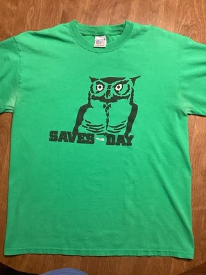 90s Saves The Day Band Green Shirt Unisex Concert S-5XL TR544 - Image 1 of 4