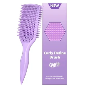 Curl Defining & Detangling Brush – Dual-Vented Curly Hair Brush for Wet & Dry... - Picture 1 of 8