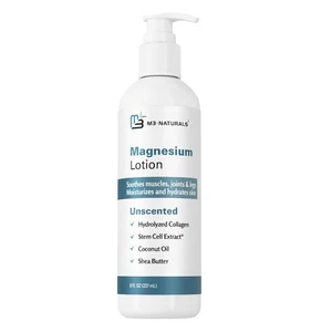 Unscented Magnesium Lotion for Sleep - Helps with Muscle Relaxation, Soothes ... - Picture 1 of 5