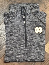 Notre Dame Fighting Irish NCAA Women's UA Heathered 1/4 Zip Jacket Size Medium