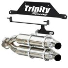 Trinity Racing Dual Silencers Polaris RZR Pro 2000 R FITS 2022 TO 2024