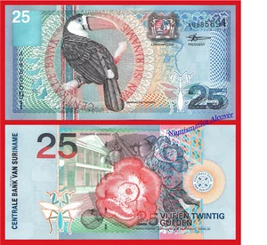 SURINAM SURINAME 25 Gulden 2000 Pick 148 SC / UNC - Picture 1 of 1