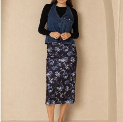 Superposición de mezclilla azul XS Foto 1 de 3