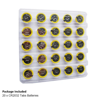 Nuevo~ 20x 3V CR2032 Super Nintendo SNES Batería CMOS con Pestañas de Soldadura Foto 1 de 4