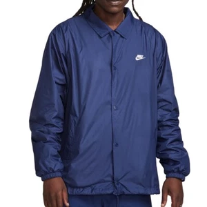 Nike - Men's Club Coaches Jacket Midnight Navy FN3316-410 New SIZE M - Picture 1 of 3