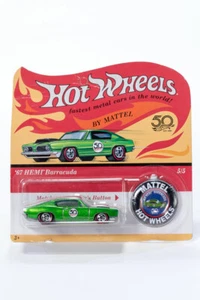 Hot Wheels 50th Anniversary Green '68 Hemi Barracuda Diecast Car - Bild 1 von 2