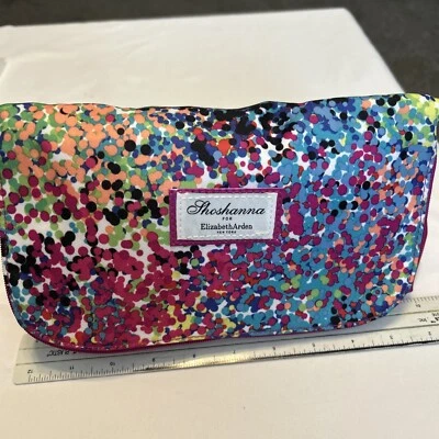 Shoshanna para Eizabeth Arden XL Maquillaje Cosmético Bolsa de Viaje Estuche Fucsia Nuevo Foto 1 de 4