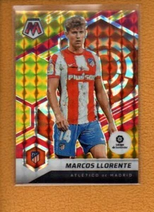 Marcos Llorente 2021-22 Panini Mosaic La Liga Choice Red & Gold Prizm #17 /25 - Picture 1 of 6