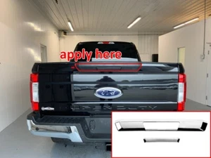 Ford F-250 Super Duty 2017-2020 cromada manija portón trasero sin orificio de cámara 2 piezas - Imagen 1 de 2