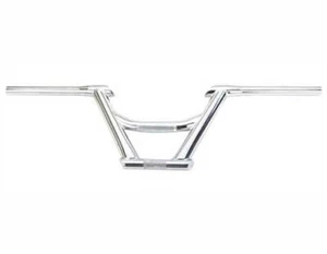 New! Bicycle BMX Style Handle Bar in Chrome 28" Wide Handlebar Clamp 22.2mm - Picture 1 of 1