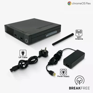 Lenovo M53 Mini PC ChromeOS Flex J1800 4GB RAM 16GB SSD WiFi BT Warranty - Picture 1 of 8