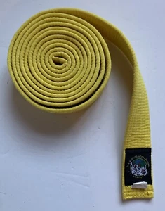 Taekwondo International Sports Yellow Martial Arts Belt - - Picture 1 of 2