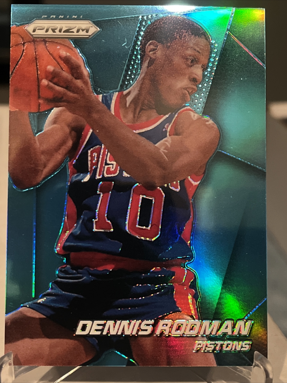 2014-15 Prizm Dennis Rodman Light Blue Prizm #06/49!